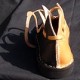 FEARN : chaussure basse artisanale en cuir de bovin