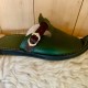 Phagos : confortable sabot de cuir, tout en cuir.