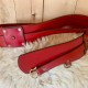 Double ceinture en cuir de bovin. 